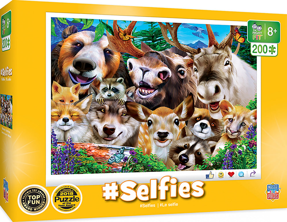 Masterpieces Puzzle Selfies Woodland Wackiness Puzzle 200 pieces