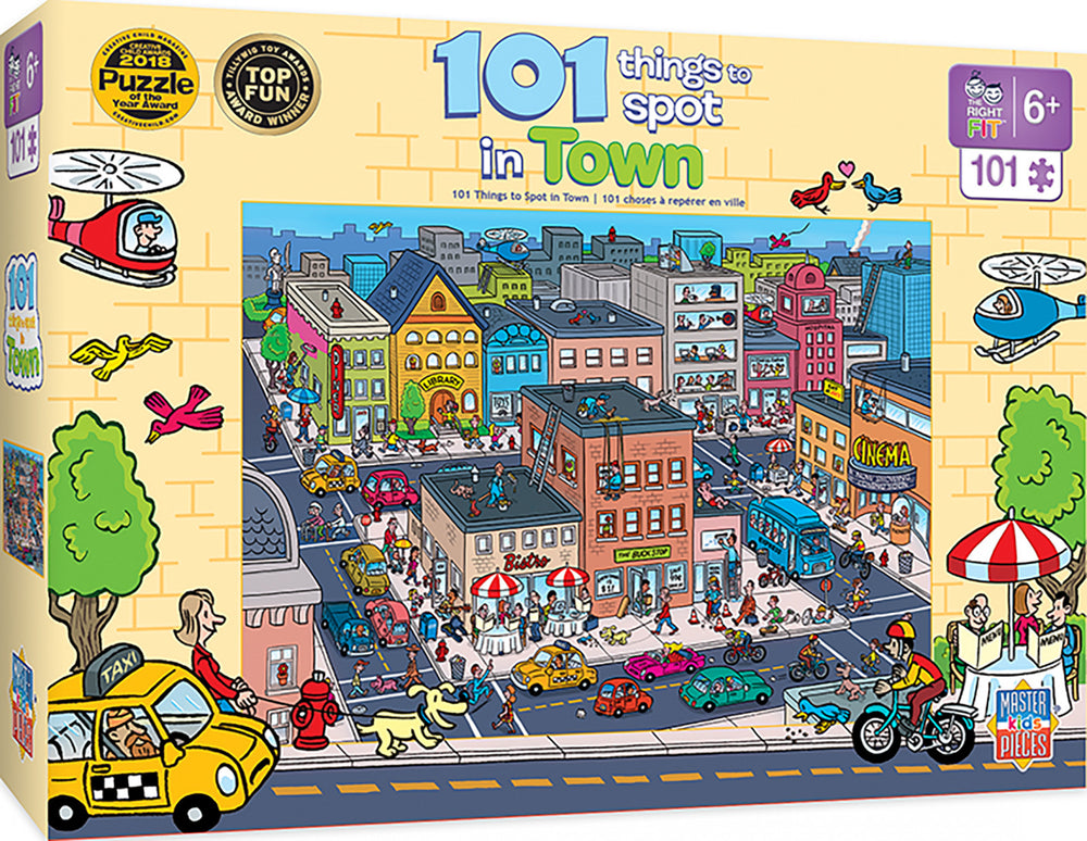 Masterpieces Puzzle 101 Things to Spot In Town Puzzle 101 pieces