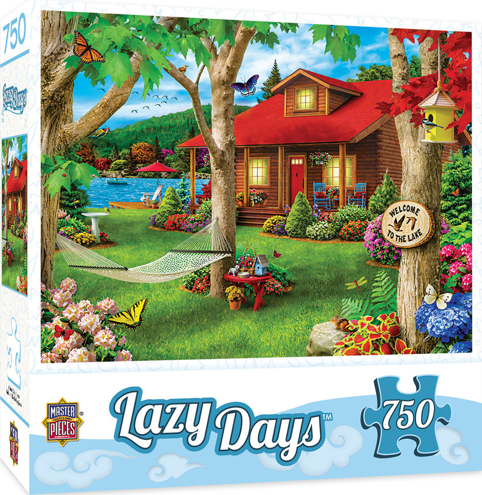Masterpieces Puzzle Lazy Days Lakeside Retreat Puzzle 750 pieces
