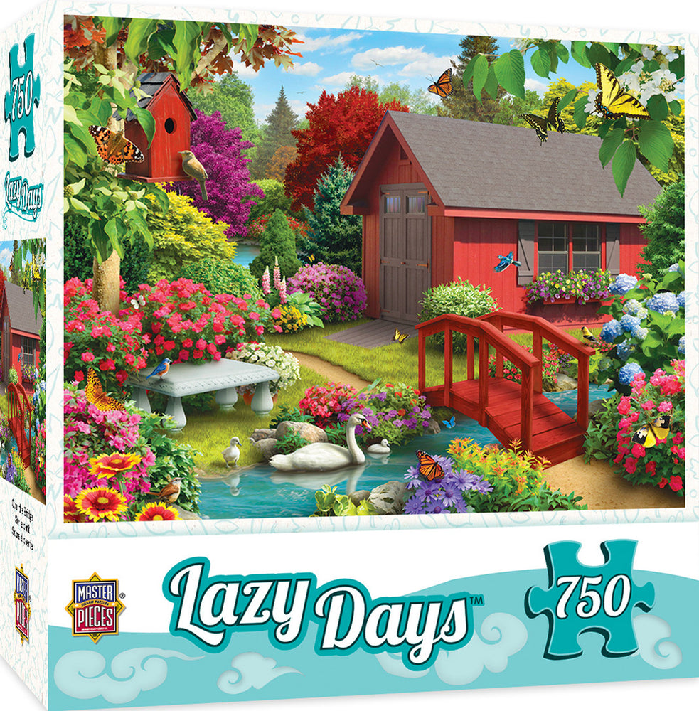 Masterpieces Puzzle Lazy Days Over the Bridge Puzzle 750 pieces