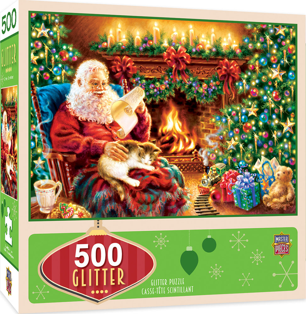 Masterpieces Puzzle Holiday Glitter Christmas Dreams Puzzle 500 pieces