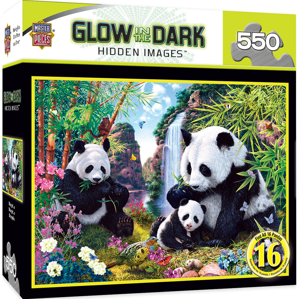 Masterpieces Puzzle Hidden Image Glow Shangri La Puzzle 550 pieces