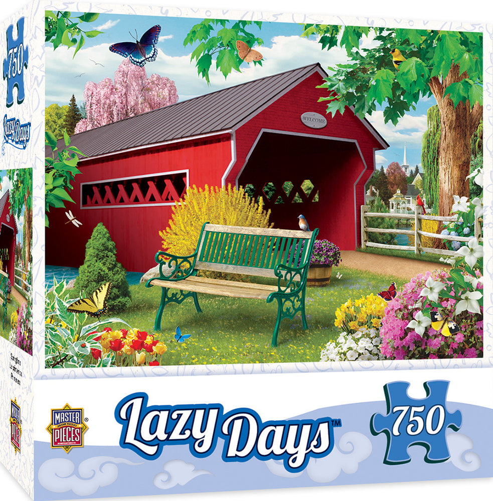 Masterpieces Puzzle Lazy Days Springtime Puzzle 750 pieces
