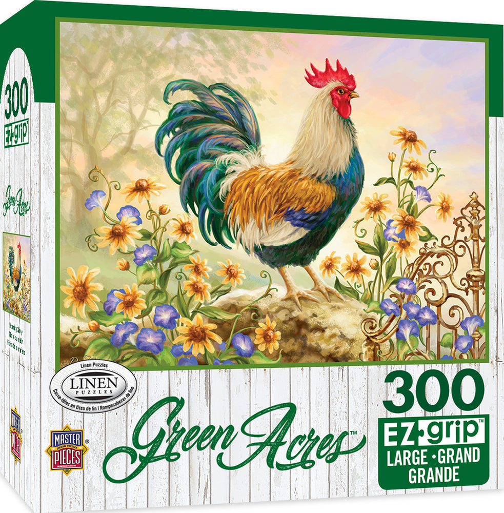 Masterpieces Puzzle Green Acres Morning Glory Ez Grip Puzzle 300 pieces