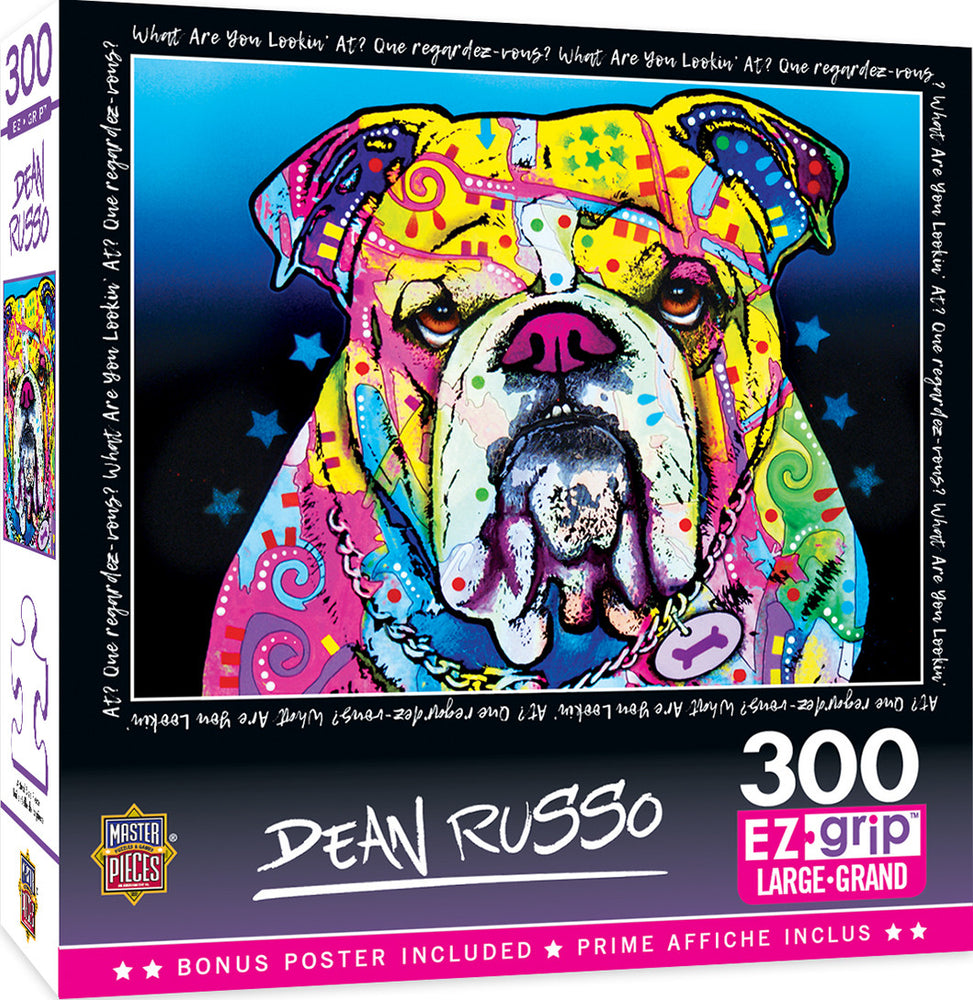 Masterpieces Puzzle Dean Russo What Are You Looking At? Ez Grip Puzzle 300 pieces