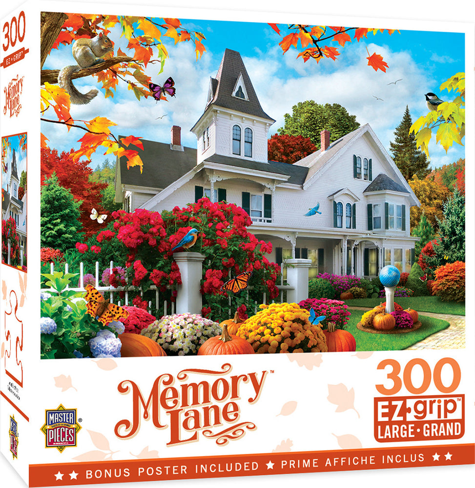 Masterpieces Puzzle Memory Lane October Skies Ez Grip Puzzle 300 pieces