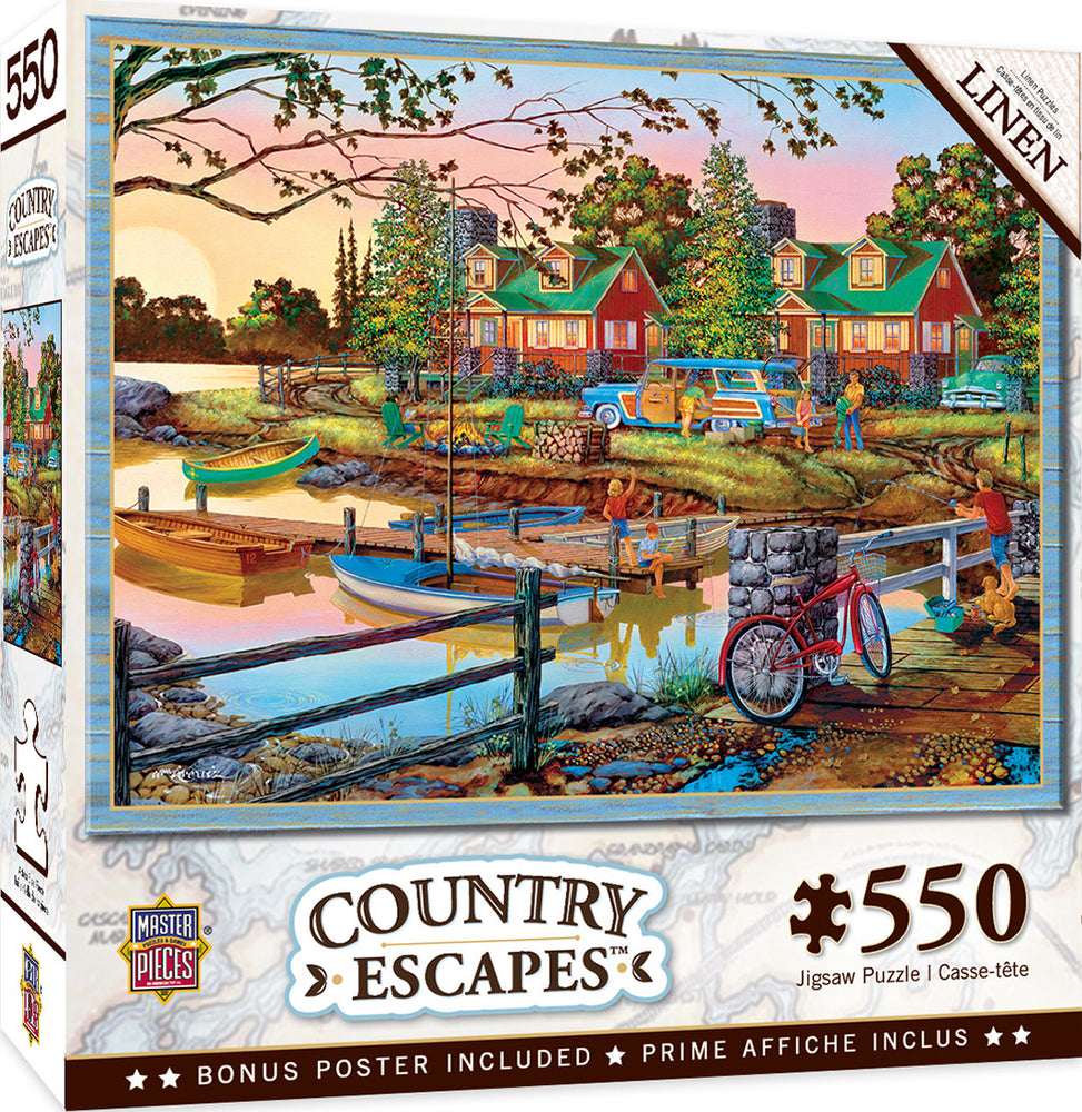 Masterpieces Puzzle Country Escapes Away from It All Puzzle 550 pieces