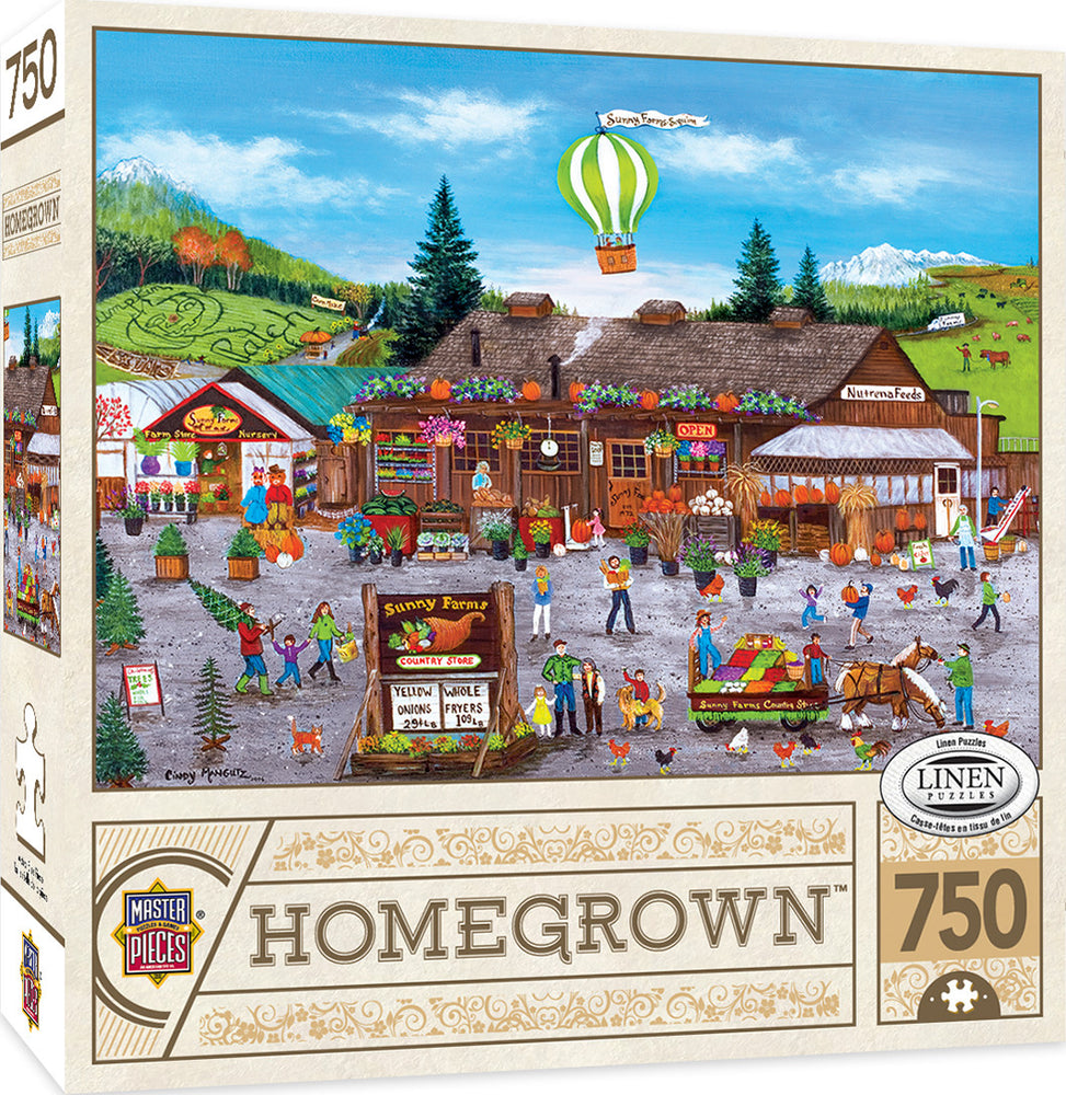 Masterpieces Puzzle Homegrown Sunny Farms Puzzle 750 pieces