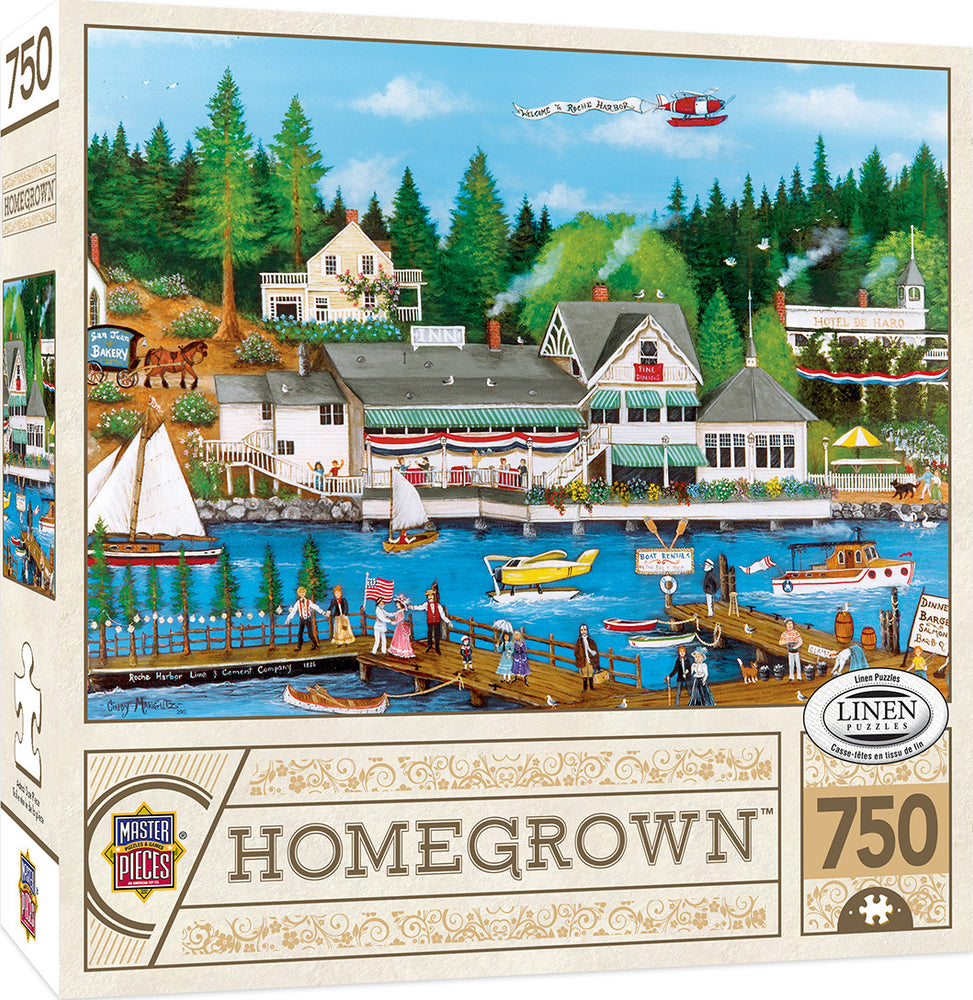 Masterpieces Puzzle Homegrown Roche Harbor Puzzle 750 pieces