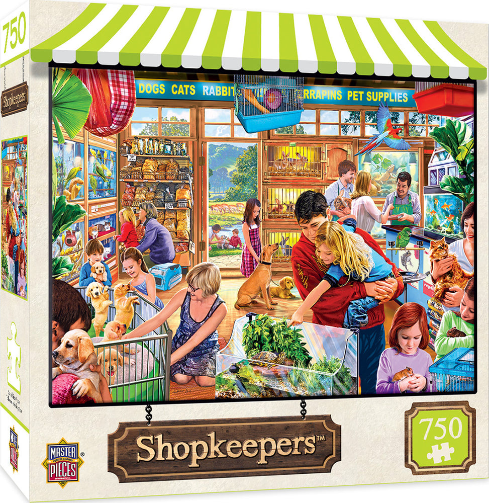 Masterpieces Puzzle Shopkeepers Lucy's First Pet Puzzle 750 pieces