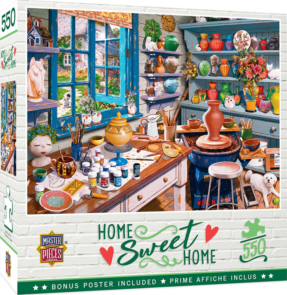 Masterpieces Puzzle Home Sweet Home Garden Getaway Puzzle 550 pieces