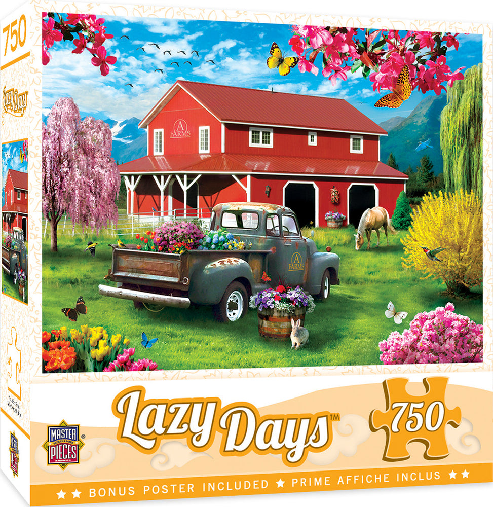 Masterpieces Puzzle Lazy Days A Farm's Alive Puzzle 750 pieces