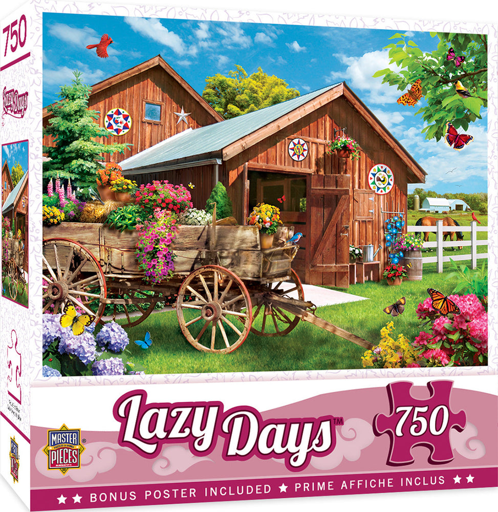 Masterpieces Puzzle Lazy Days Flying to Flower Farm Puzzle 750 pieces