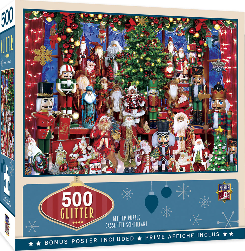 Masterpieces Puzzle Holiday Glitter Holiday Festivities Puzzle 500 pieces