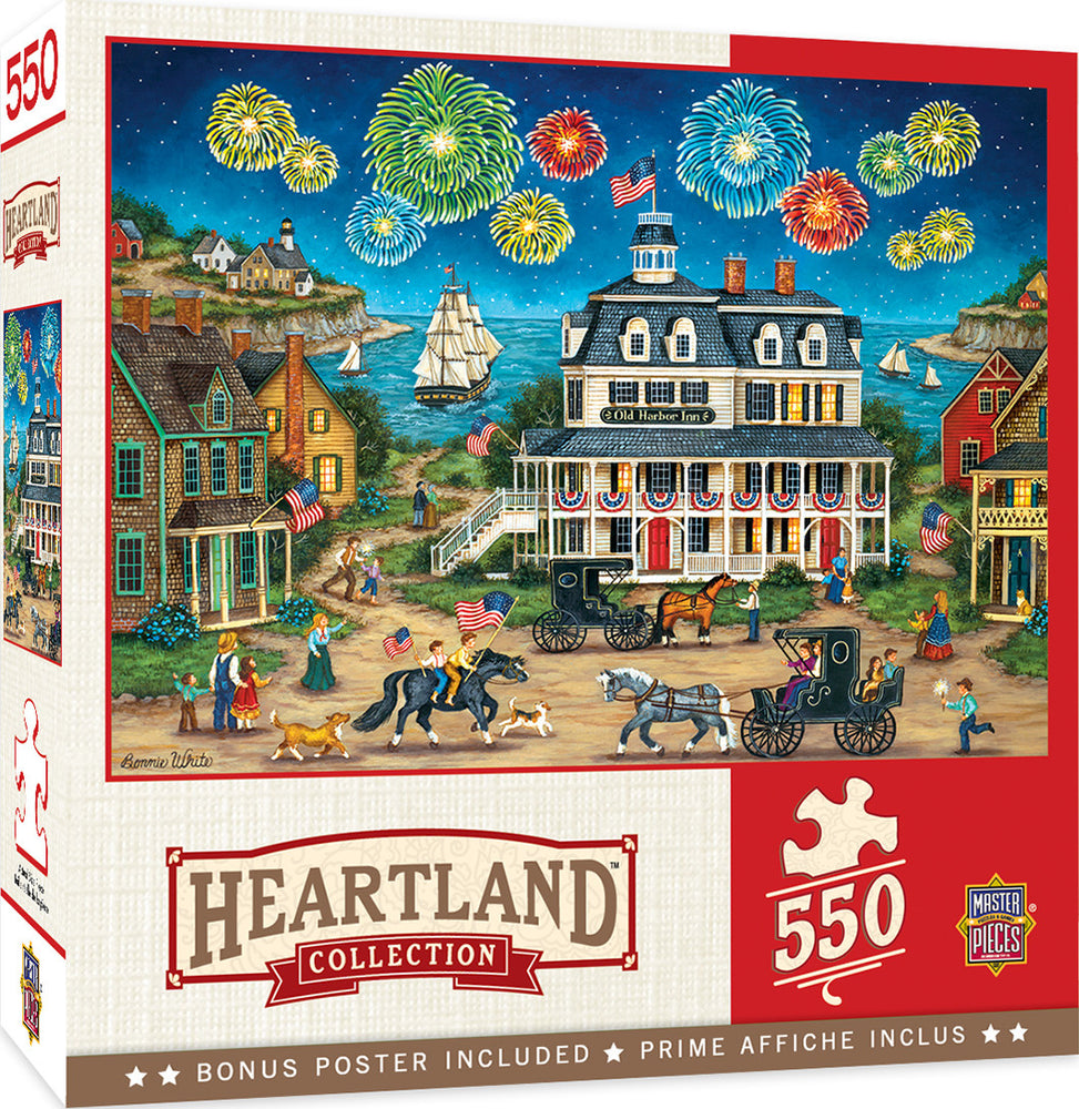 Masterpieces Puzzle Heartland Fireworks Finale Puzzle 550 pieces