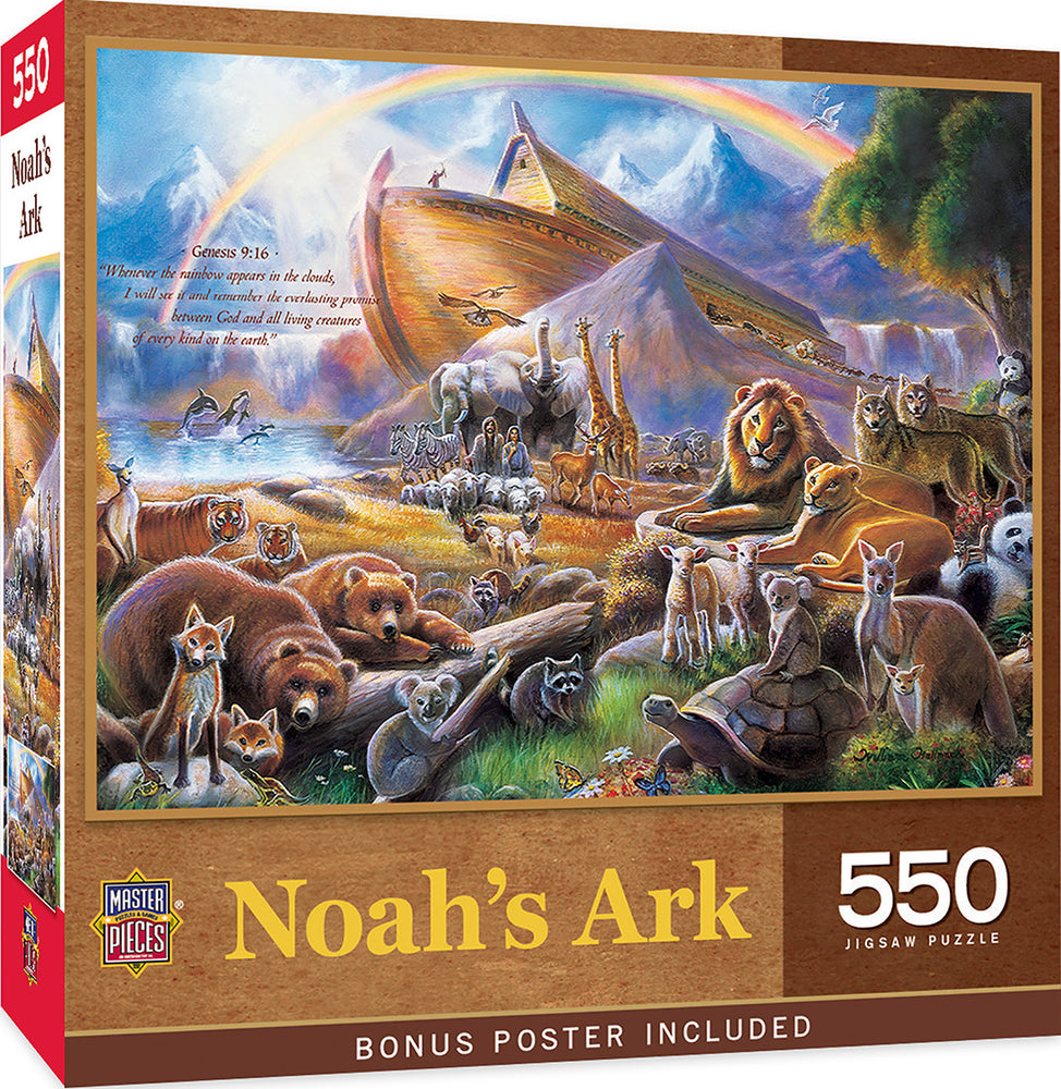 Masterpieces Puzzle Inspirational Noahs Ark Puzzle 550 pieces