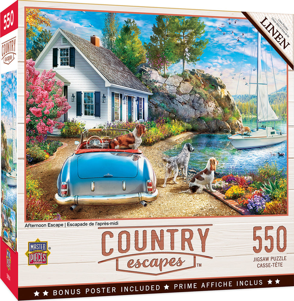 Masterpieces Puzzle Country Escapes Afternoon Escape Puzzle 550 pieces