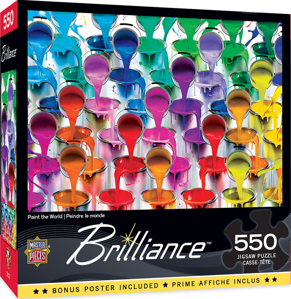 Masterpieces Puzzle Brilliance Paint the World Puzzle 550 pieces