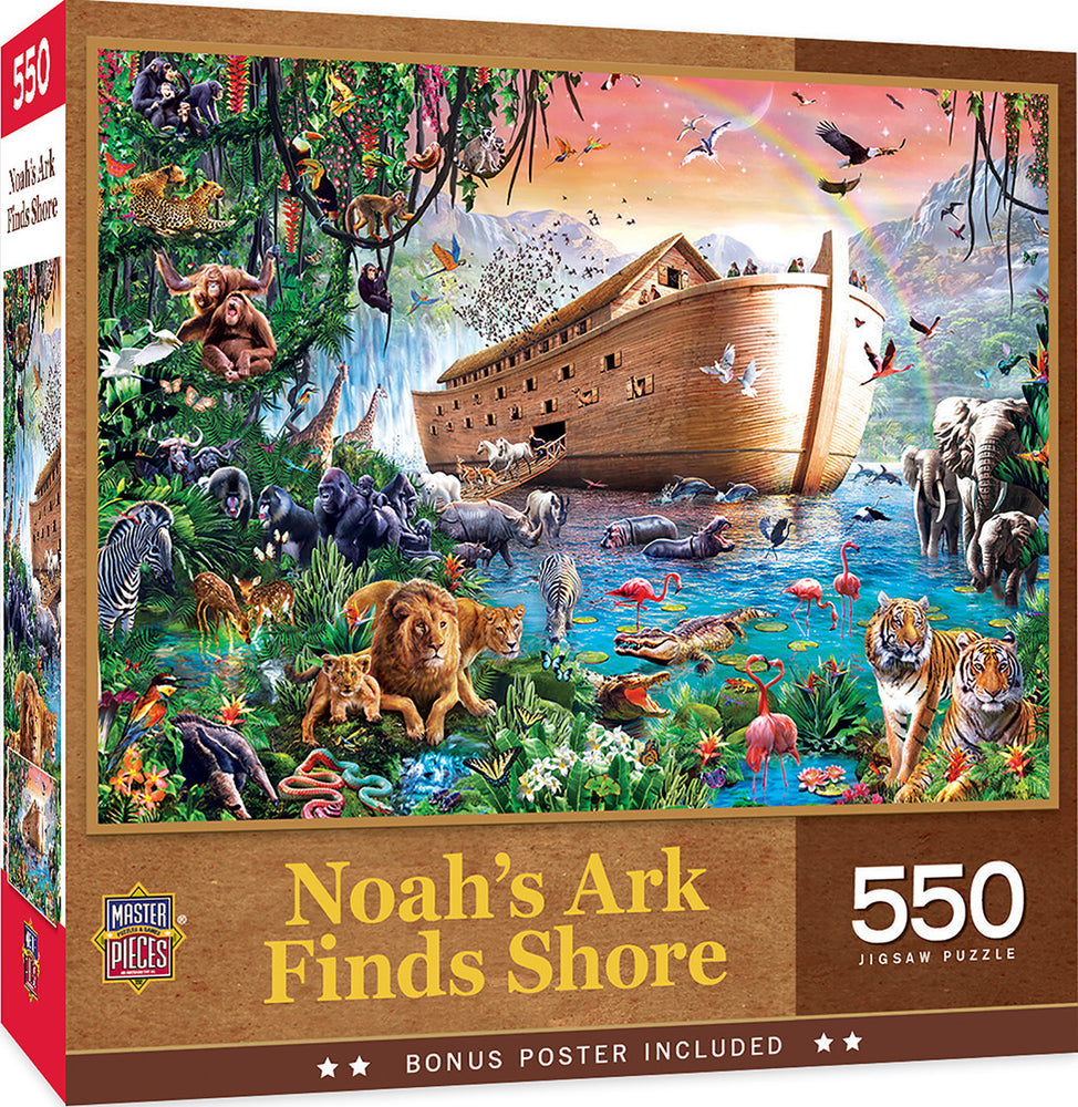 Masterpieces Puzzle Inspirational Noahs Ark Finds Shore Puzzle 1000 pieces