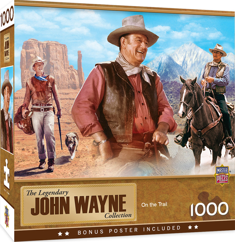 Masterpieces Puzzle John Wayne On the Trail Puzzle 1000 pieces