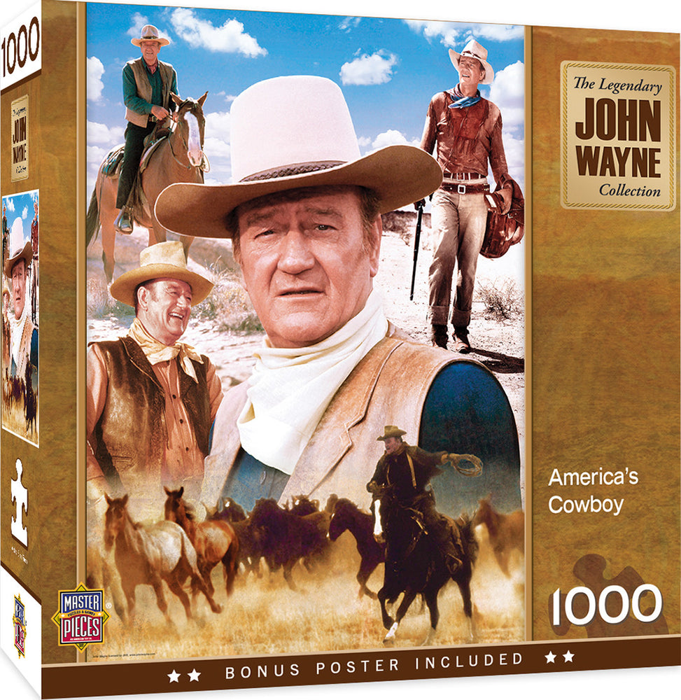 Masterpieces Puzzle John Wayne America's Cowboy Puzzle 1000 pieces