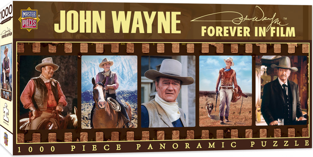 Masterpieces Puzzle John Wayne Forever in Film Panoramic Puzzle 1000 pieces