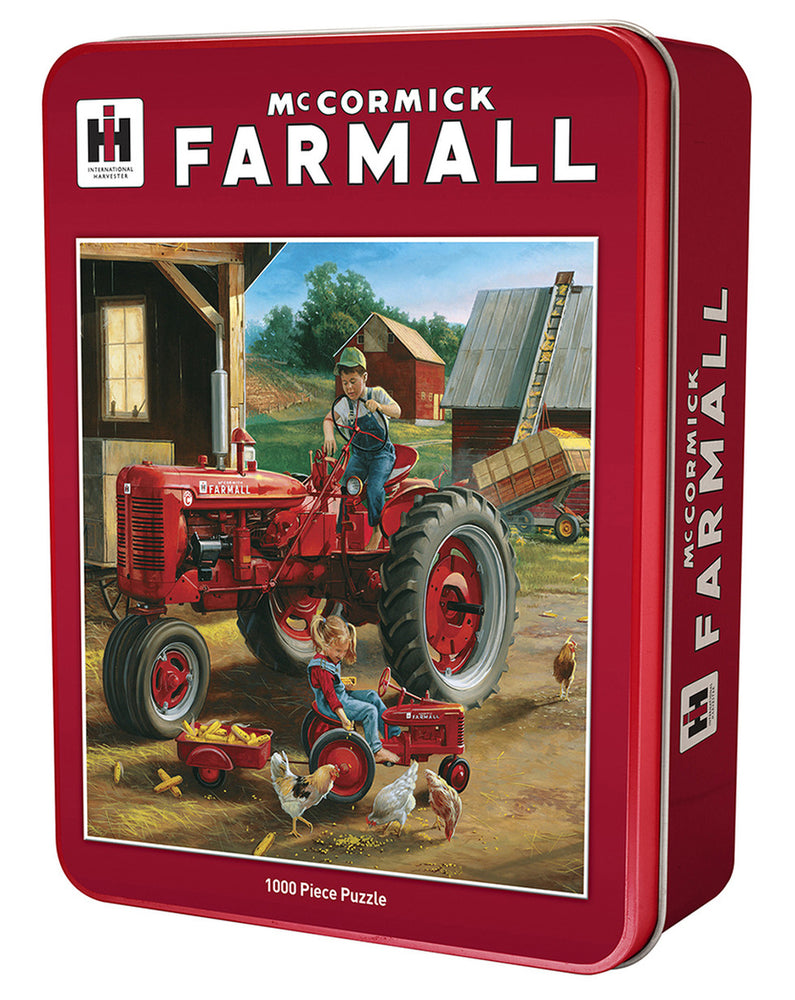 Masterpieces Puzzle McCormick Farmall Friends Tin Box Puzzle 1000 pieces
