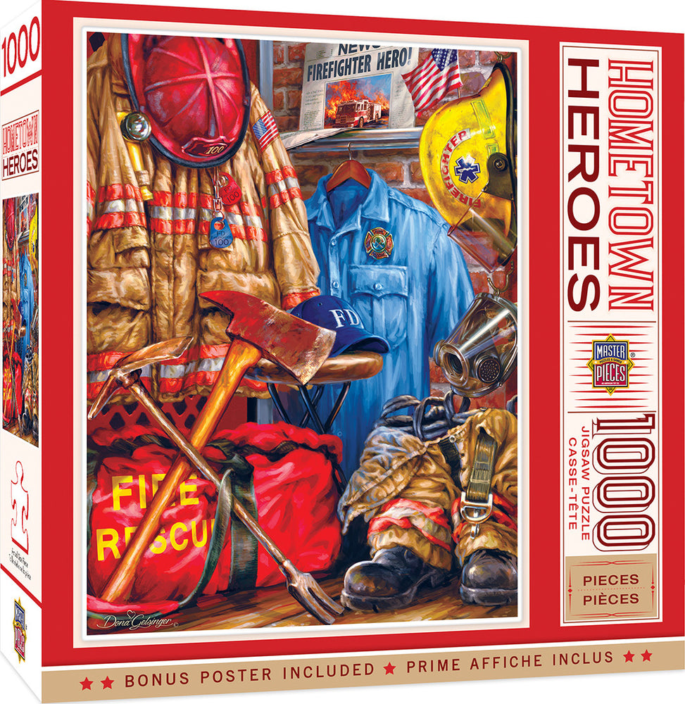 Masterpieces Puzzle Hometown Heroes Fire and Rescue Puzzle 1000 pieces