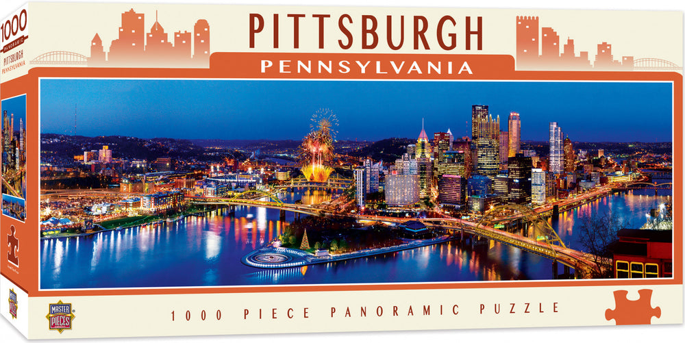 Masterpieces Puzzle City Panoramic Pittsburgh Puzzle 1000 pieces