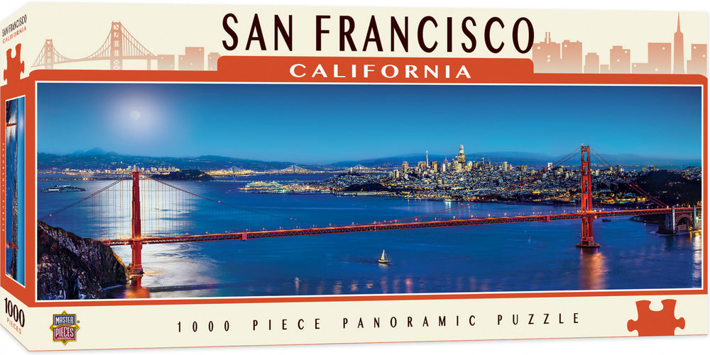 Masterpieces Puzzle City Panoramic San Francisco Puzzle 1000 pieces