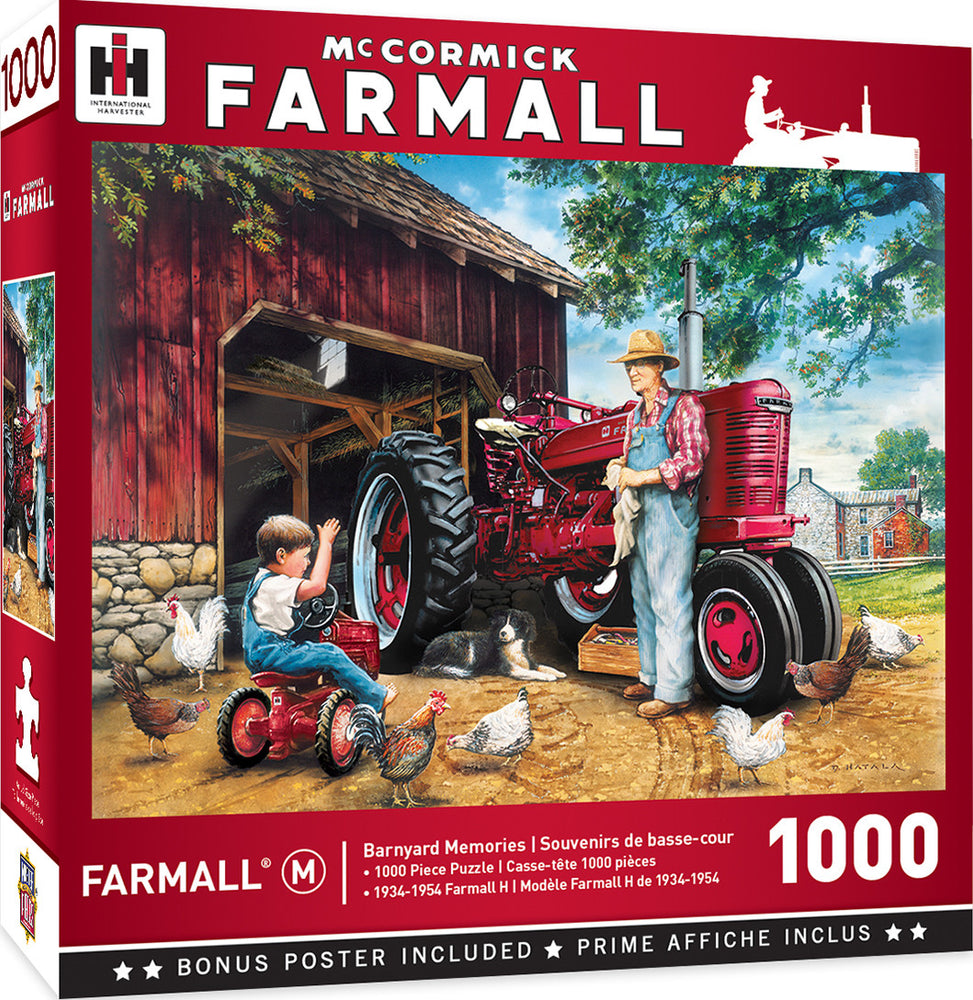 Masterpieces Puzzle Farmall Barnyard Memories Puzzle 1000 pieces