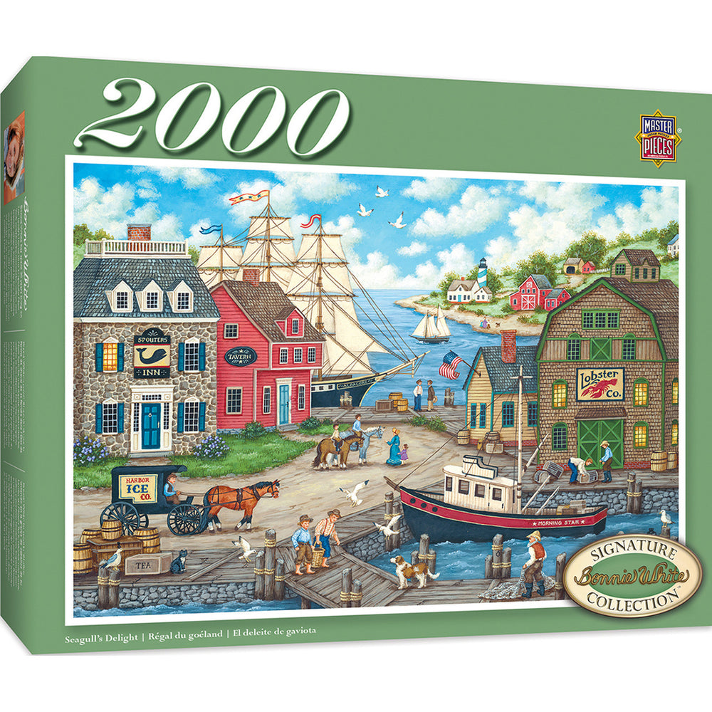 Masterpieces Puzzle Signature Collection Seagulls Delight Puzzle 2000 pieces