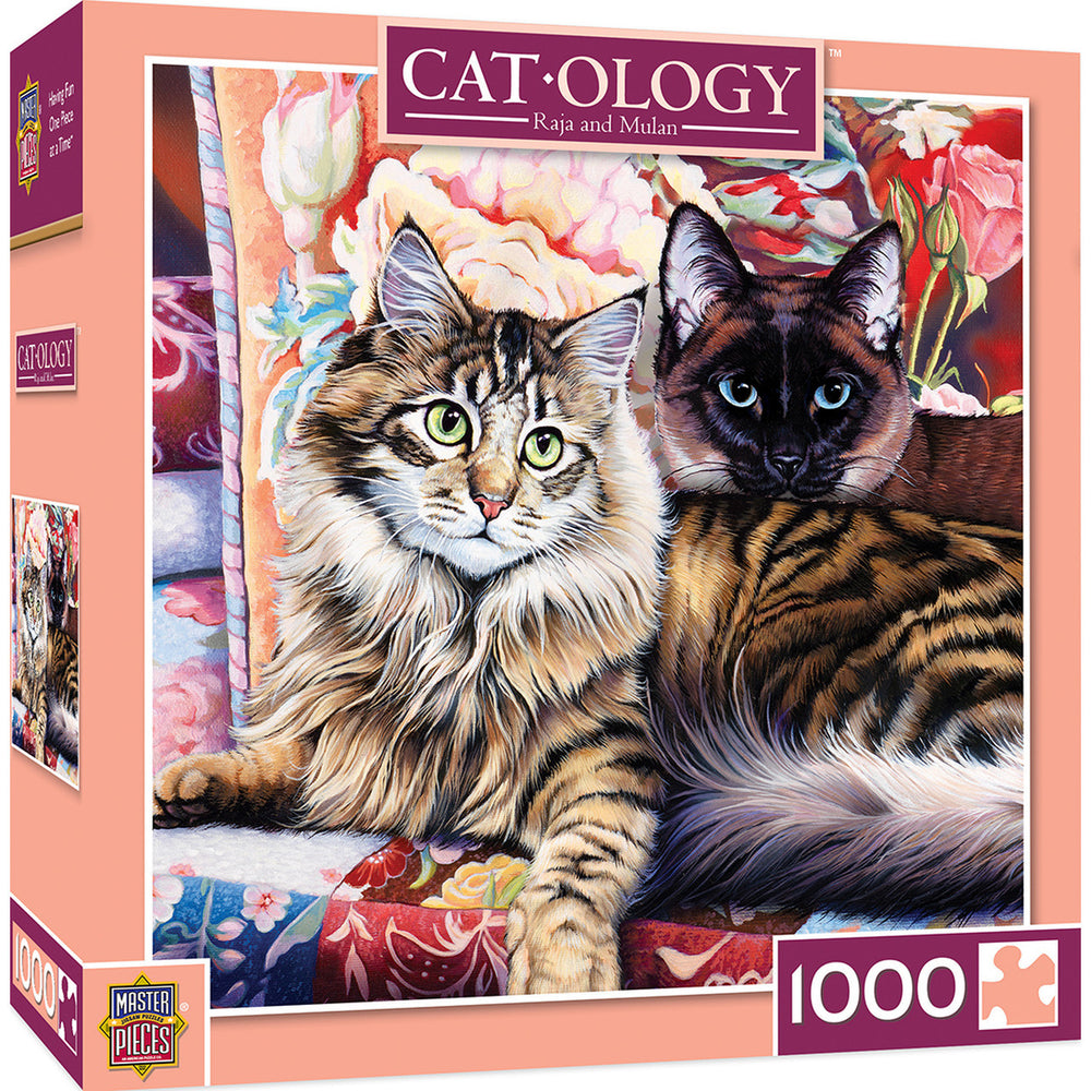 Masterpieces Puzzle Cat-ology Raja and Mulan Puzzle 1000 pieces