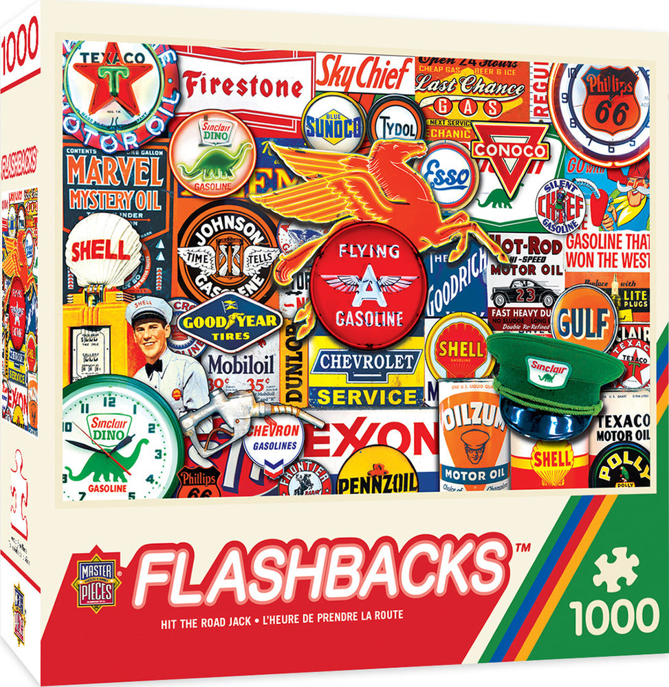 Masterpieces Puzzle Flashbacks Hit the Road Jack Puzzle 1000 pieces