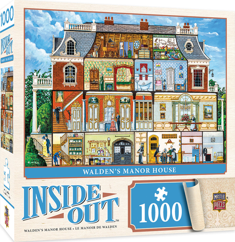Masterpieces Puzzle Inside Out Walden Manor House Puzzle 1000 pieces