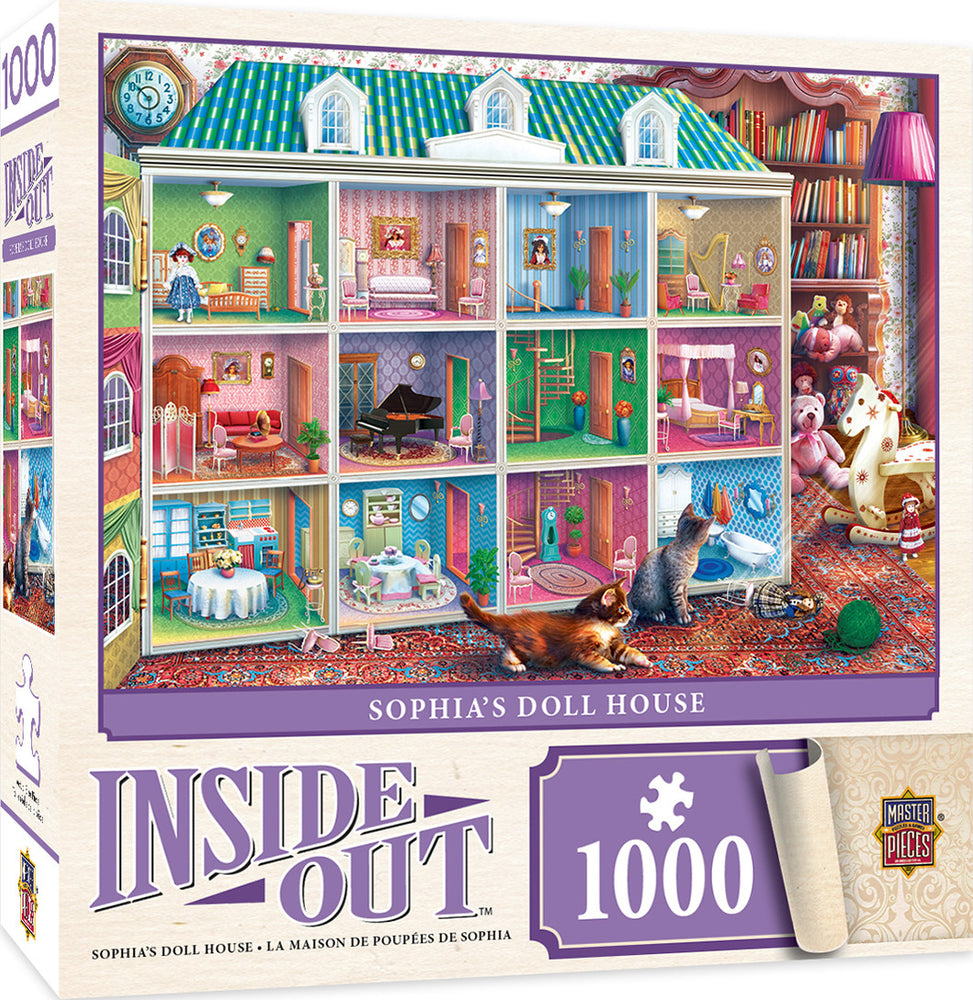 Masterpieces Puzzle Inside Out Sophia's Dollhouse Puzzle 1000 pieces