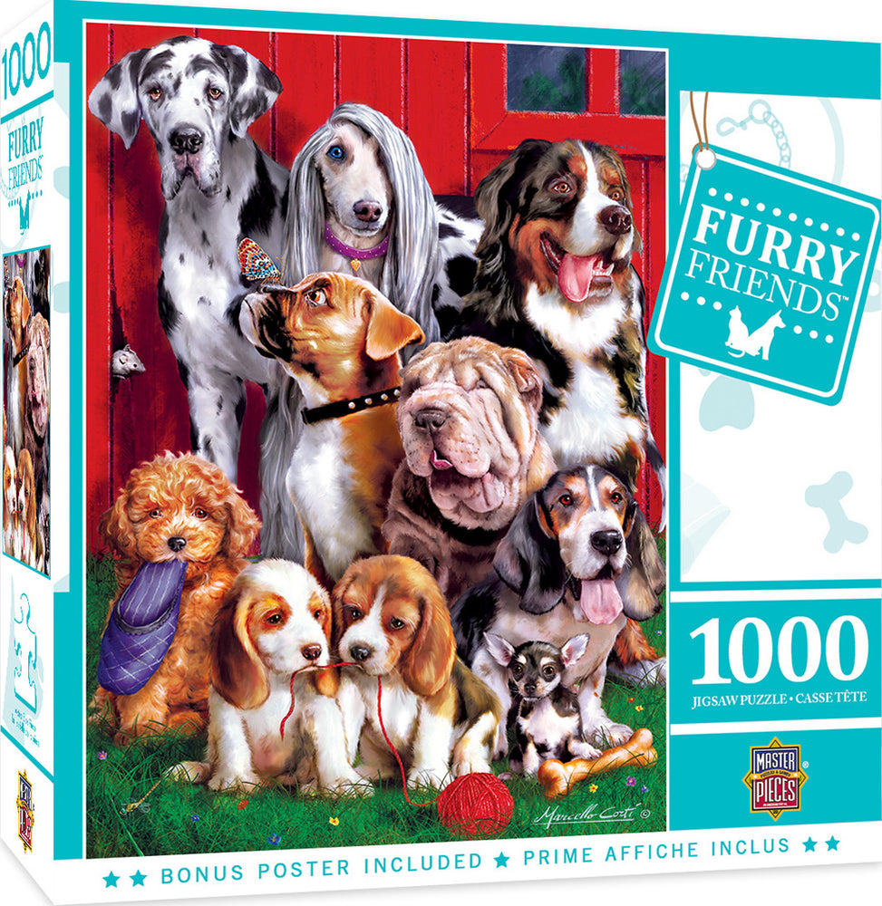 Masterpieces Puzzle Furry Friends Sitting Pretty Puzzle 1000 pieces