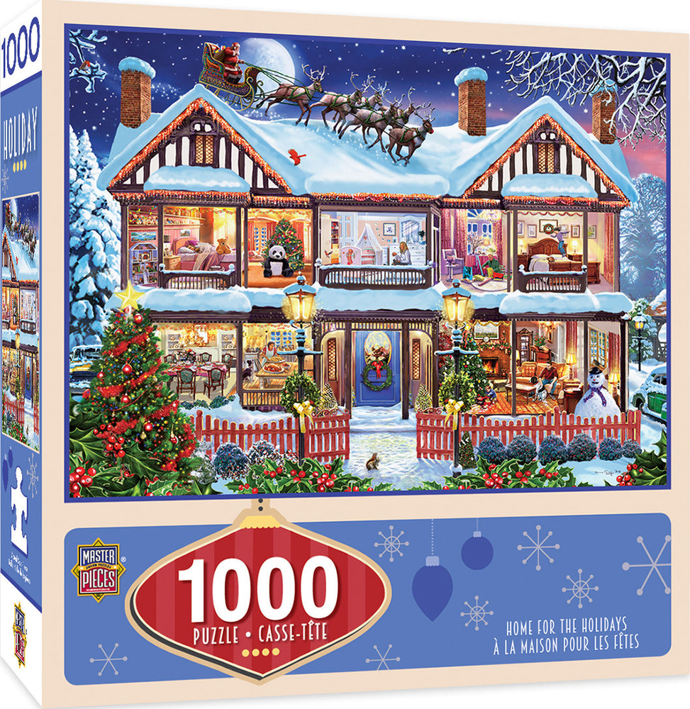 Masterpieces Puzzle Holiday Home for the Holidays Puzzle 1000 pieces