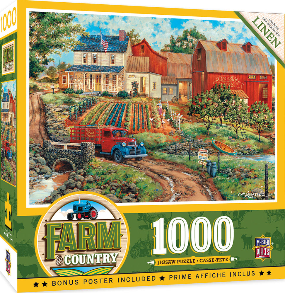 Masterpieces Puzzle Farm and Country Grandma's Garden Puzzle 1000 pieces