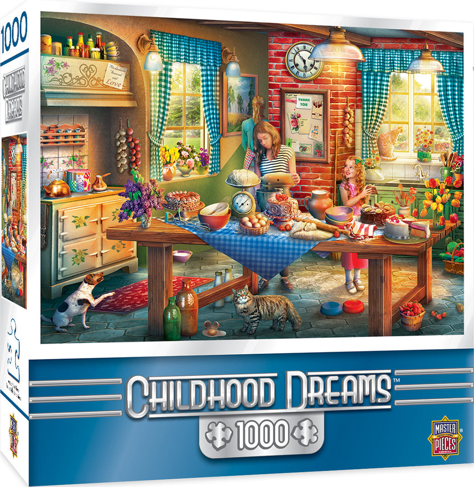 Masterpieces Puzzle Childhood Dreams Baking Bread Puzzle 1000 pieces