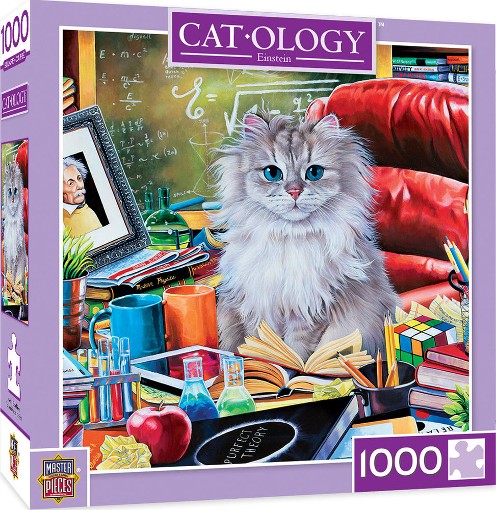Masterpieces Puzzle Cat-ology Einstein Puzzle 1000 pieces