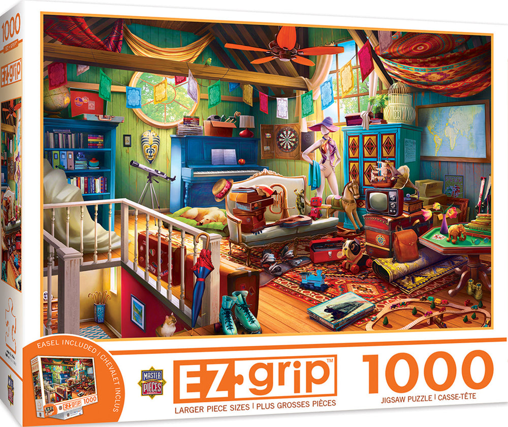 Masterpieces Puzzle EZ Grip Attic Treasures Puzzle 1000 pieces