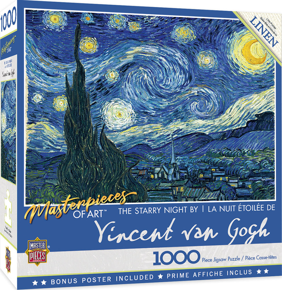Masterpieces Puzzle Masterpieces of Art Starry Night Puzzle 1000 pieces