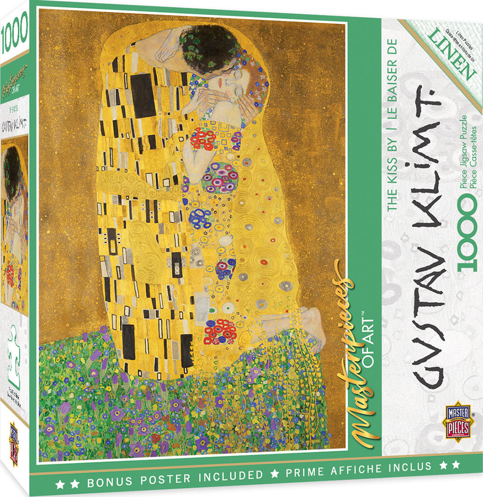 Masterpieces Puzzle Masterpieces of Art the Kiss Puzzle 1000 pieces