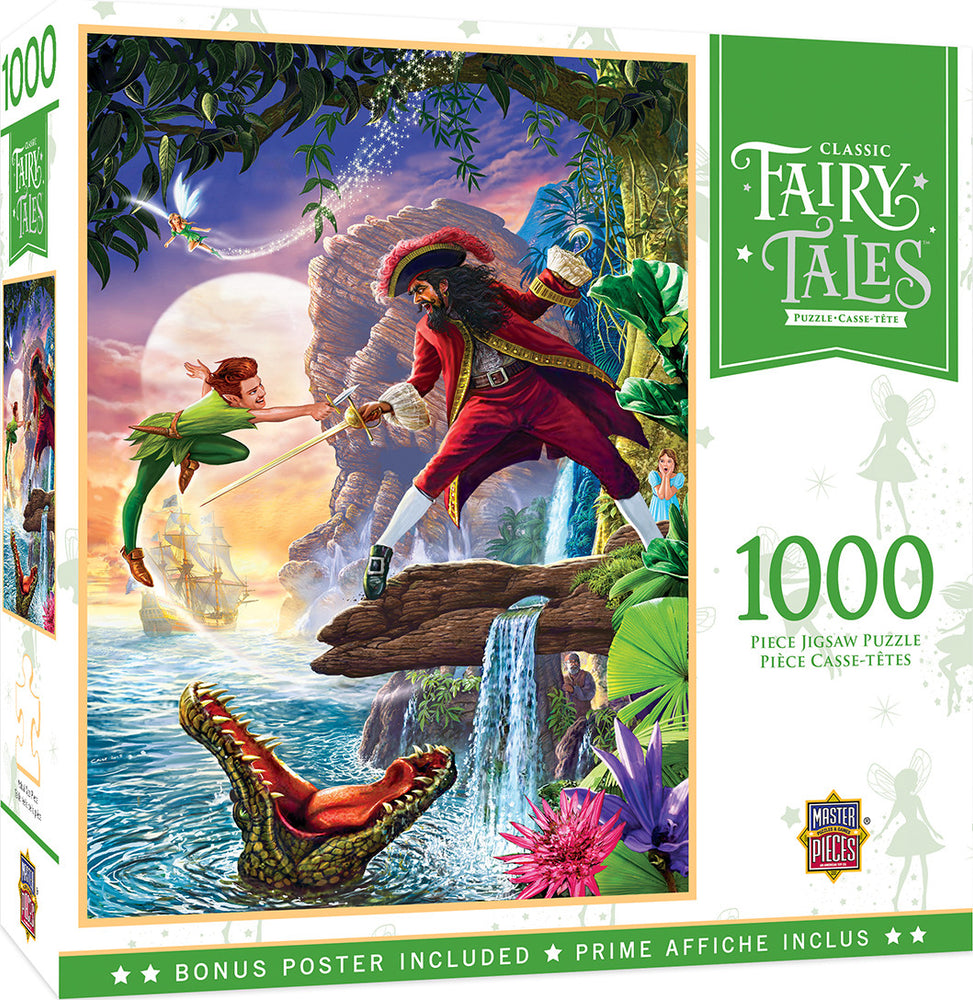 Masterpieces Puzzle Classic Fairy Tales Peter Pan Puzzle 1000 pieces