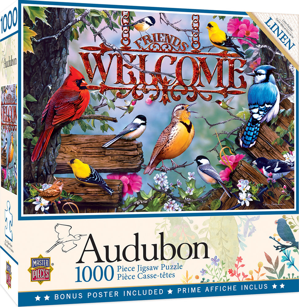 Masterpieces Puzzle Audubon Perched Puzzle 1000 pieces