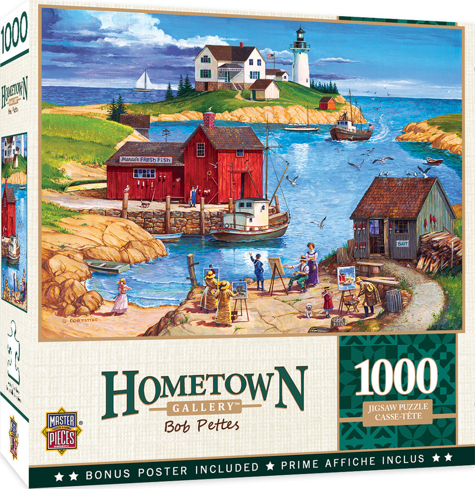 Masterpieces Puzzle Hometown Gallery Ladium Bay Puzzle 1000 pieces