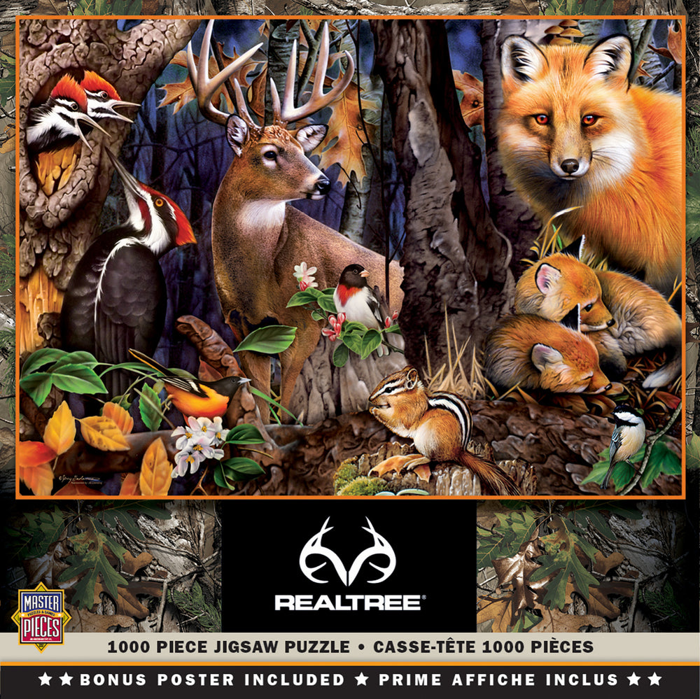 Masterpieces Puzzle Realtree Forest Gathering Puzzle 1000 pieces