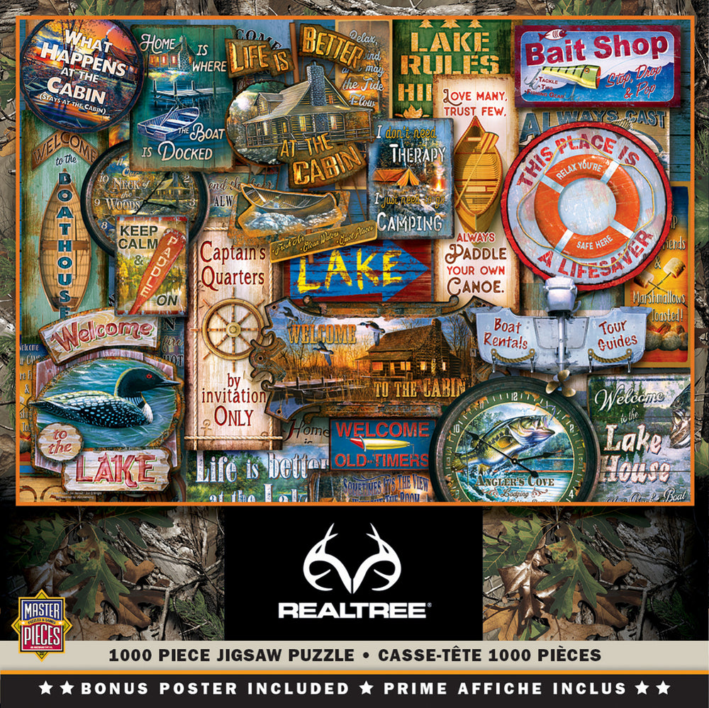 Masterpieces Puzzle Realtree Off to the Lakehouse Puzzle 1000 pieces