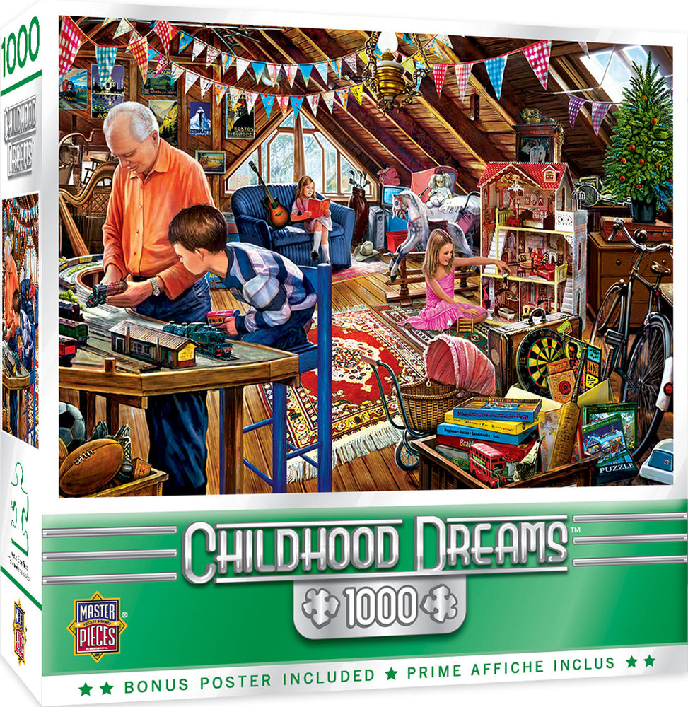 Masterpieces Puzzle Childhood Dreams Playtime in the Attic Puzzle 1000 pieces